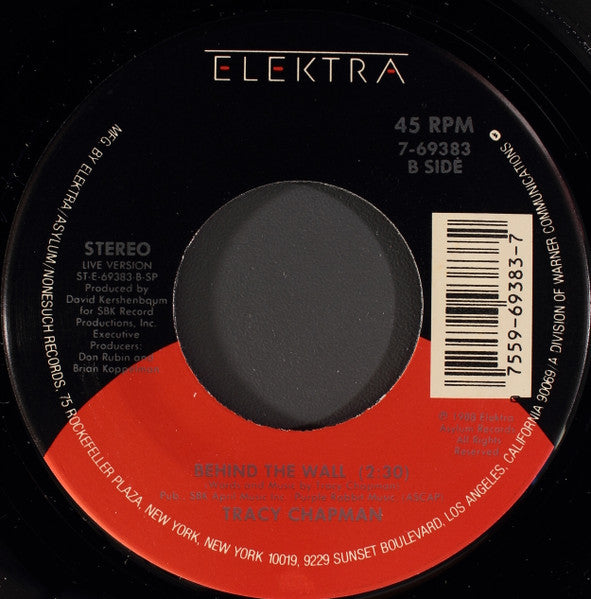 Tracy Chapman – Talkin' Bout A Revolution [7" 45 RPM Single] (Usado)