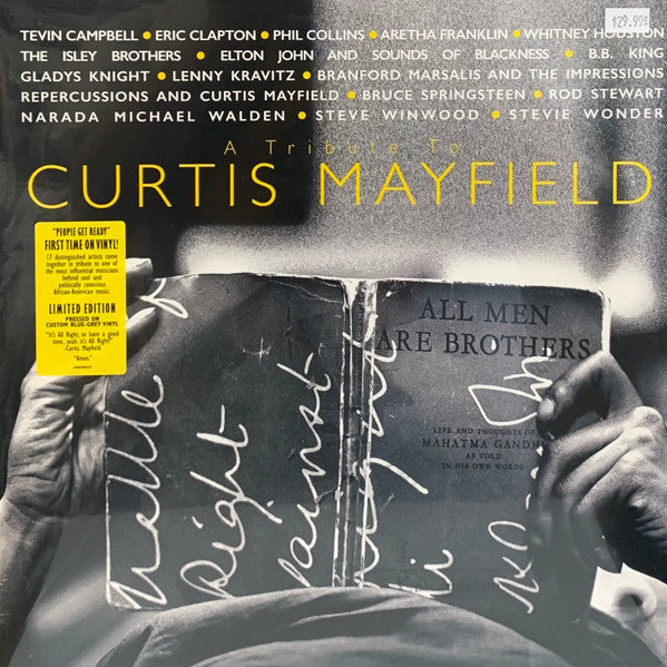 Various – A Tribute To Curtis Mayfield [RSD Limited Edition Blue / Grey Vinyl] (Usado)