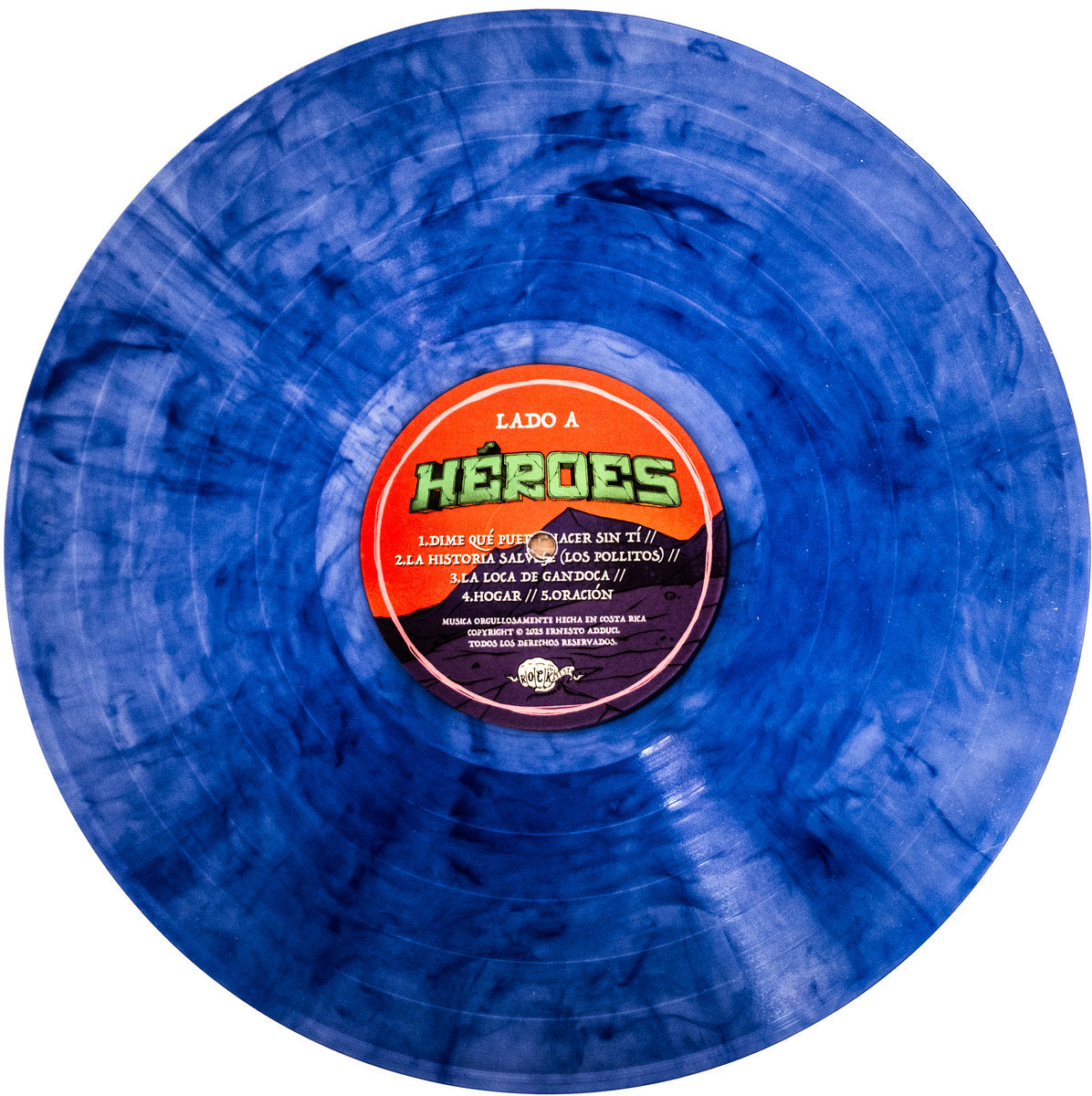 Various – HÉROES [Limited Edition Azul Indigo Marmoleado]