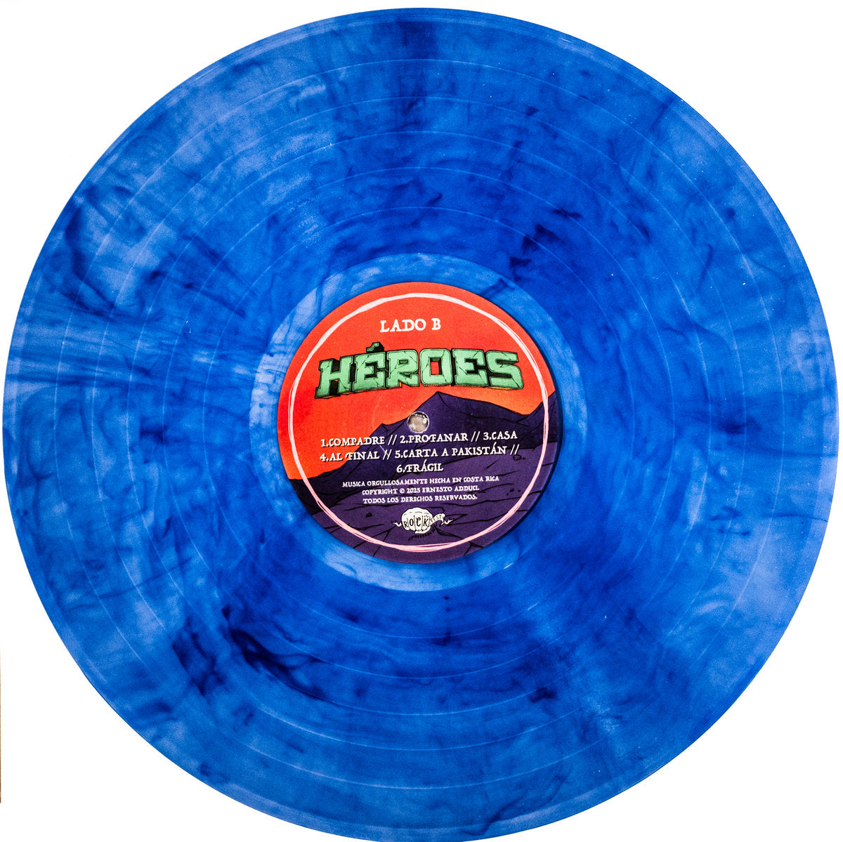 Various – HÉROES [Limited Edition Azul Indigo Marmoleado]