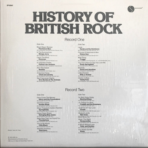 Various – History Of British Rock (Usado)