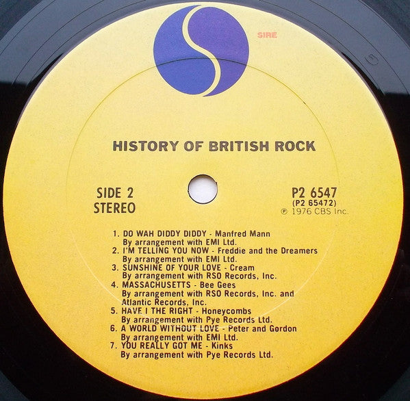 Various – History Of British Rock (Usado)