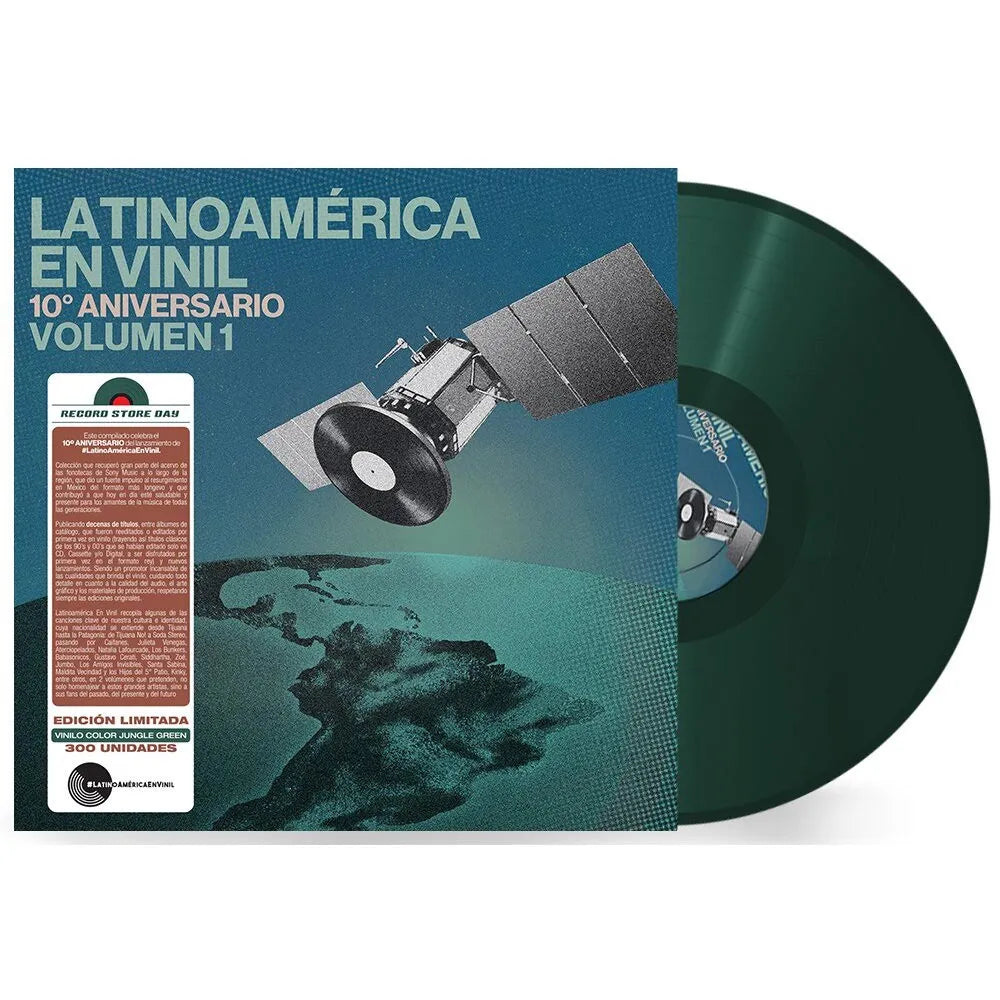 Various – Latinoamerica En Vinil 10° Aniversario Volumen 1 [RSD Limited Edition Jungle Green Vinyl]