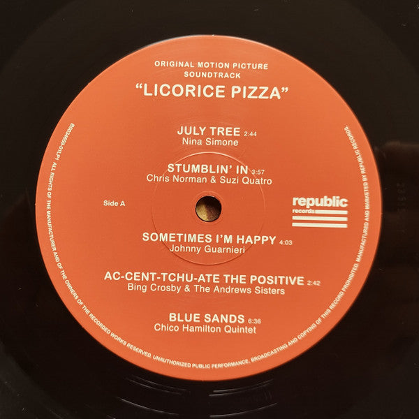 Various – Licorice Pizza (Original Motion Picture Soundtrack) (Usado)