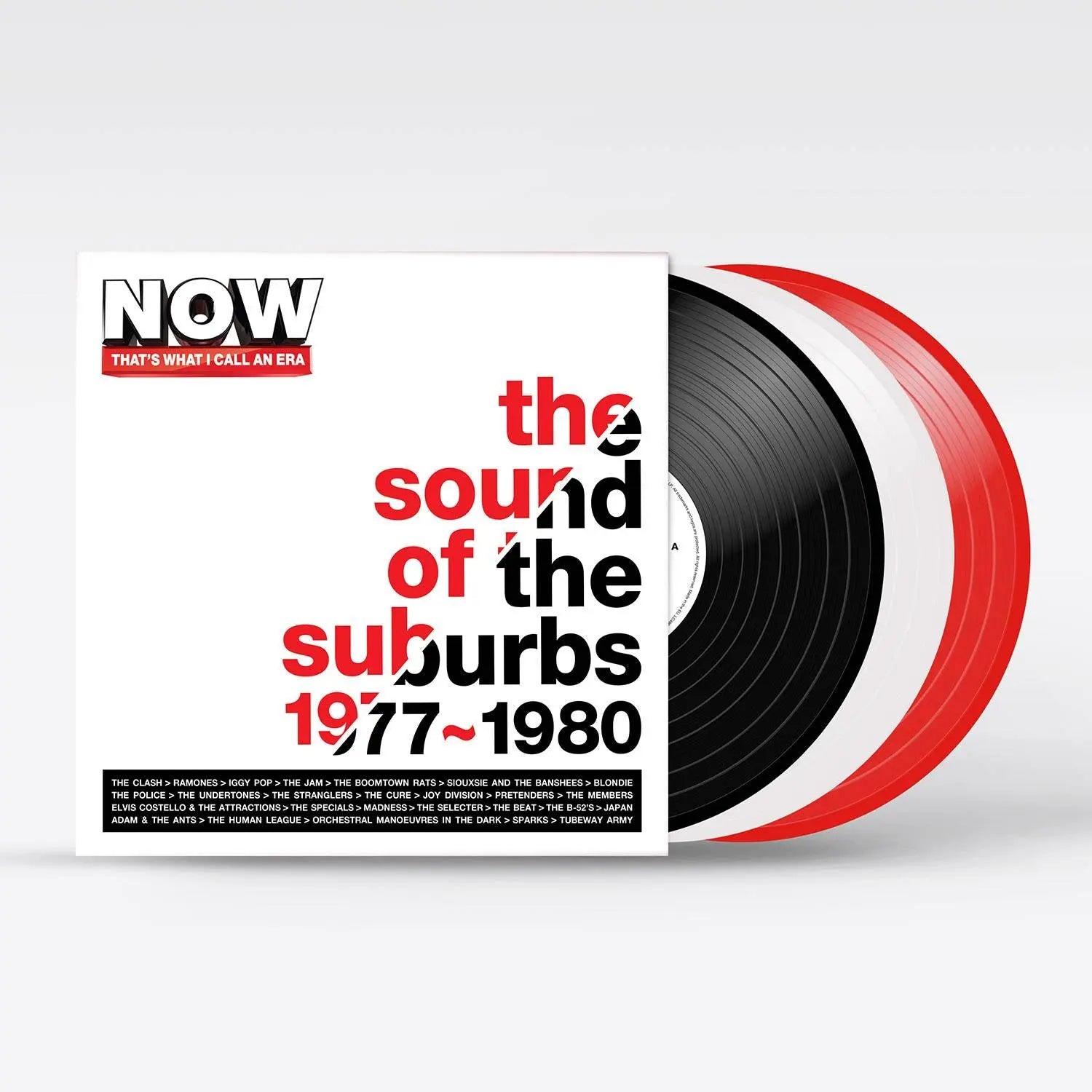 Various – Now That's What I Call An Era The Sound Of The Suburbs 1977~1980 [Black/White/Red Vinyl]