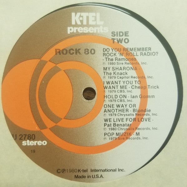 Various – Rock 80 (Usado)