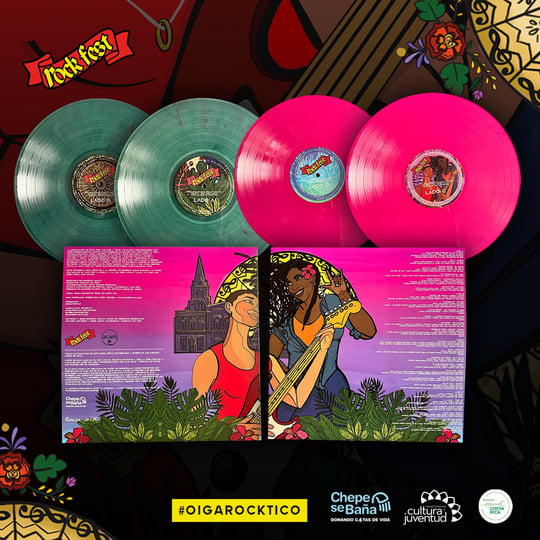 Various – Rock Fest - 25 Aniversario [Pink/Light Green Vinyl]