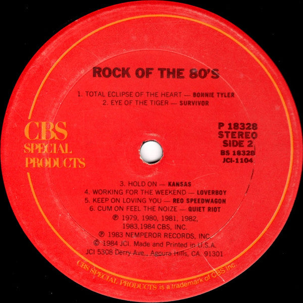 Various – Rock Of The 80's (Usado)