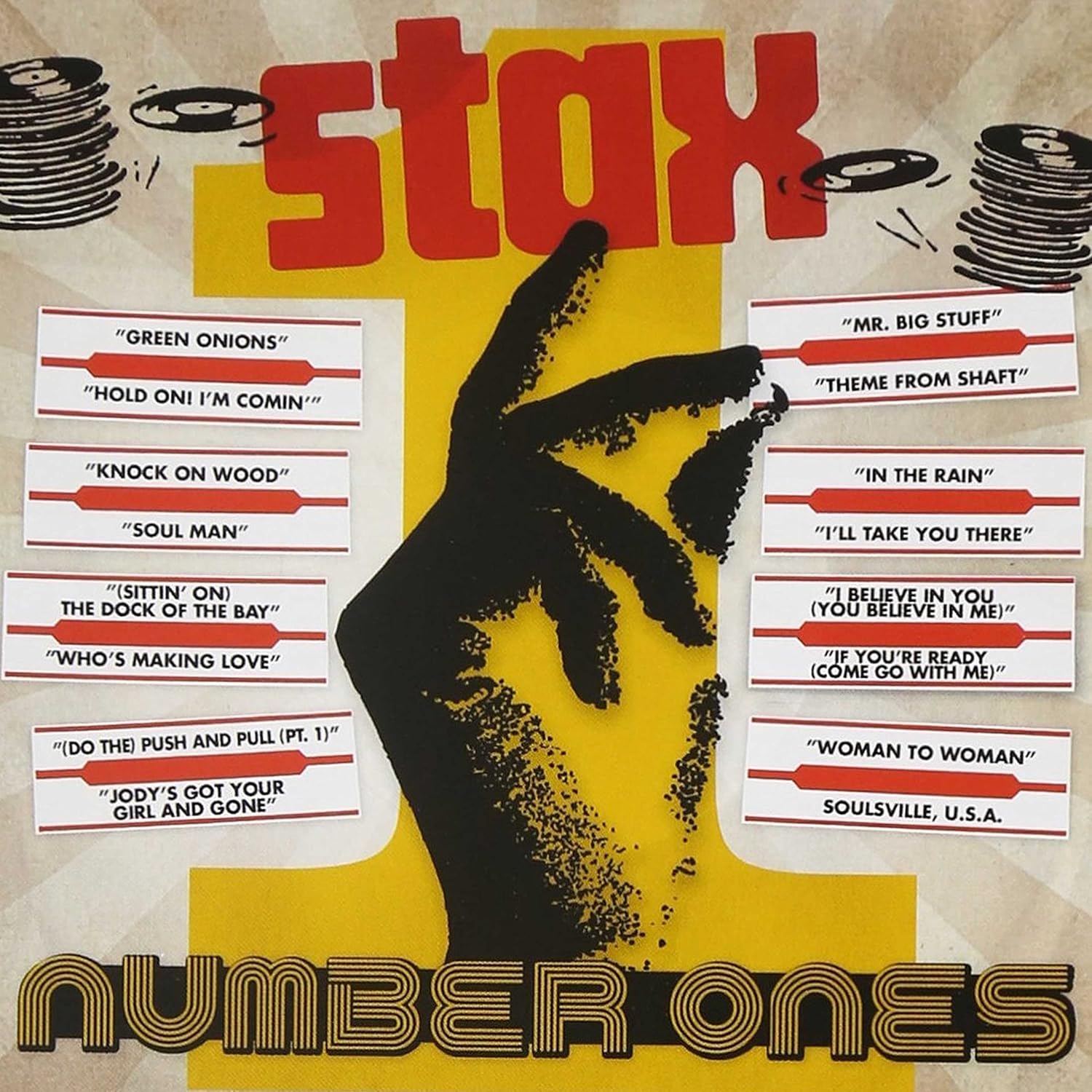 Various – Stax Number Ones [Limited Edition Red / White Split Vinyl] (Usado)