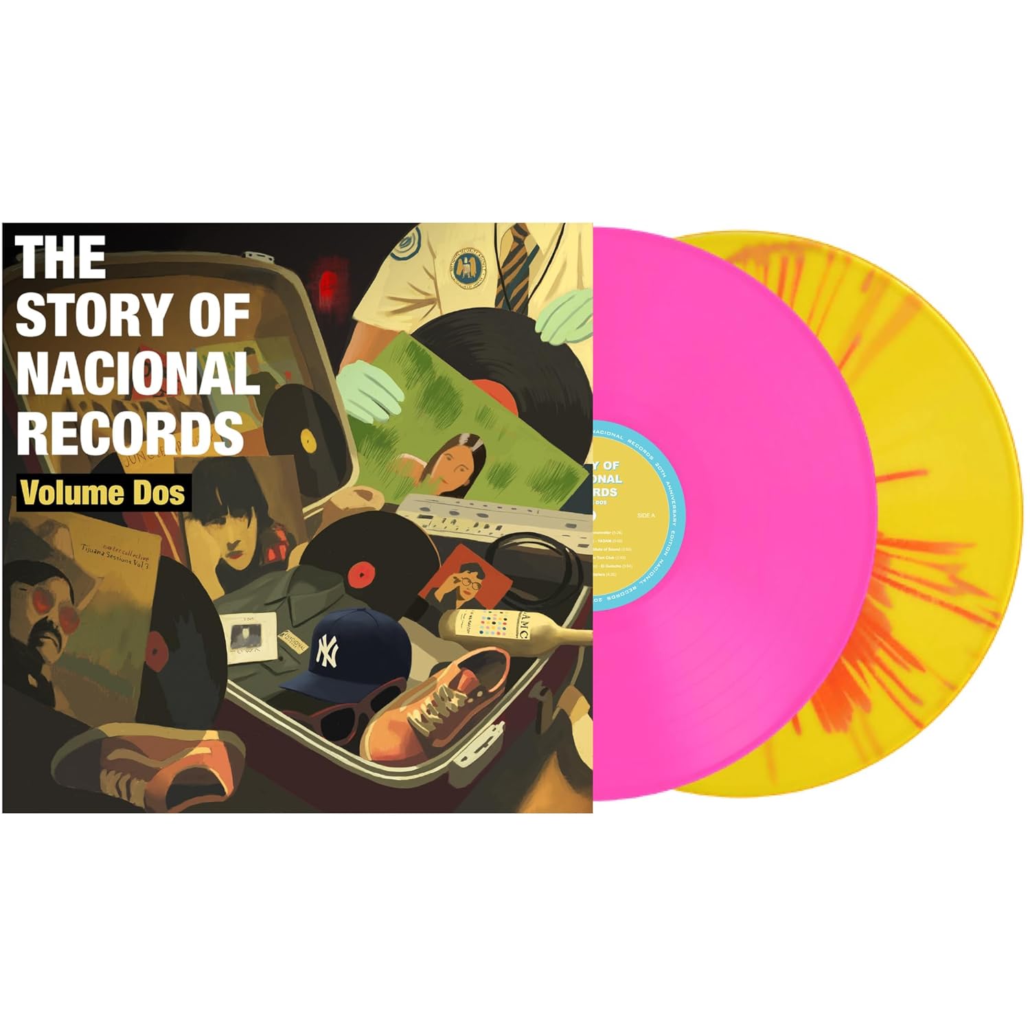 Various – The Story of Nacional Records Volume Dos [Hot Pink and Yellow/Orange Splatter Vinyl]