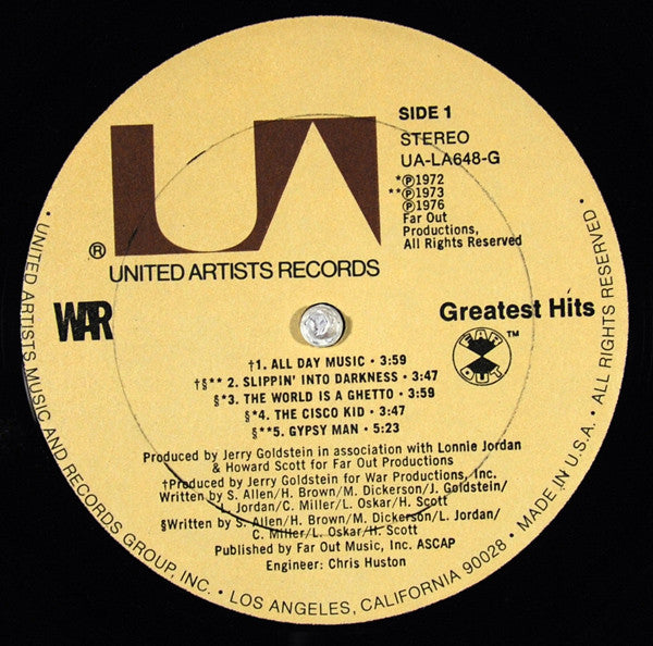 War – Greatest Hits (Usado)