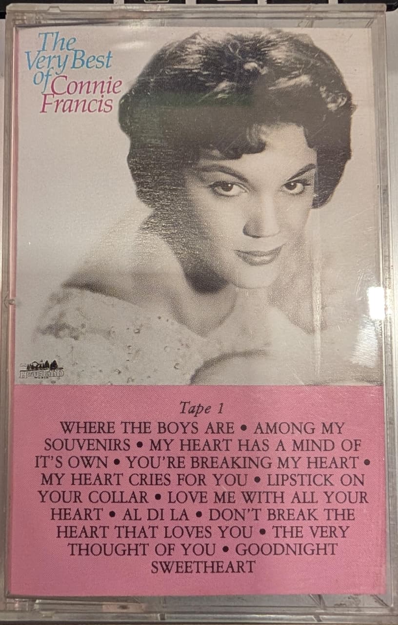 Connie Francis ‎– The Very Best Of Connie Francis Tape 1 [Cassette] (Usado)