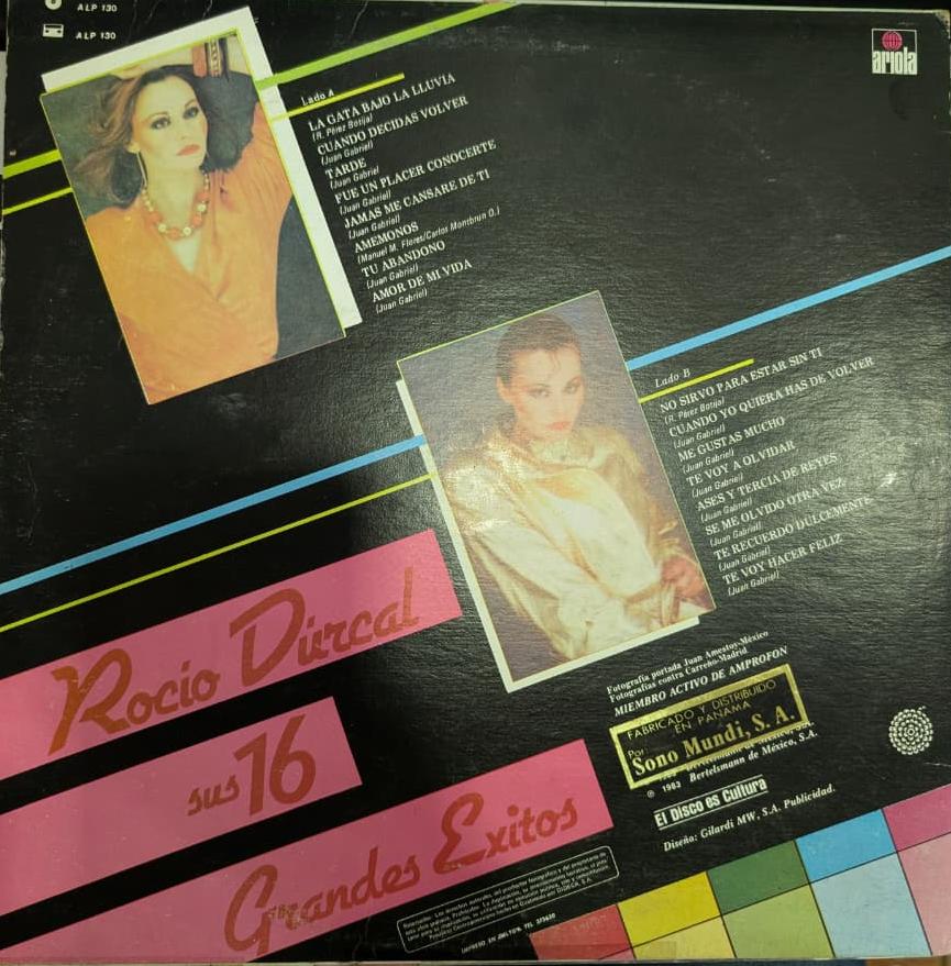 Rocío Dúrcal – Sus 16 Grandes Exitos (Usado)