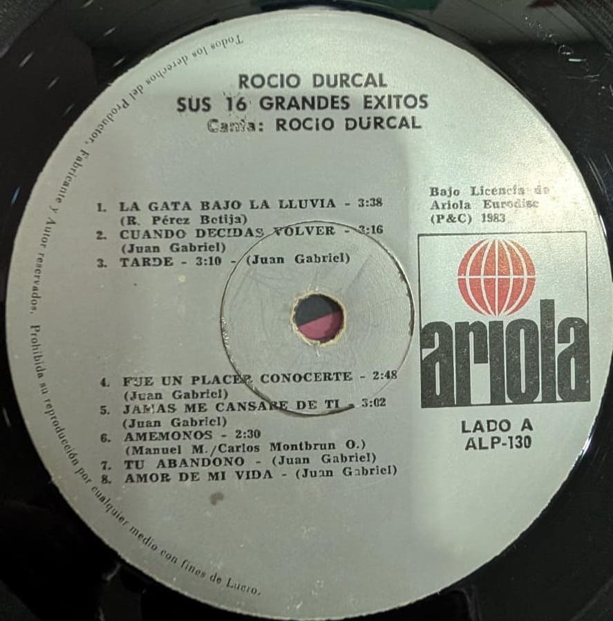 Rocío Dúrcal – Sus 16 Grandes Exitos (Usado)