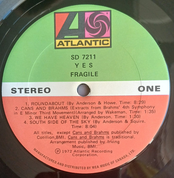 Yes – Fragile (Usado)