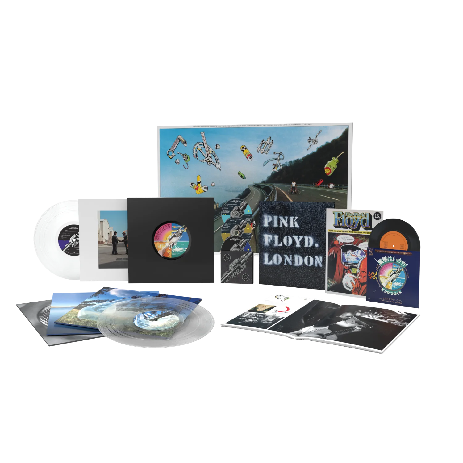 Pink Floyd - Wish You Were Here 50 Anniversary Box (4LP-2CD-BLU-RAY-7 pulgadas) [Lanzamiento 12 Diciembre]