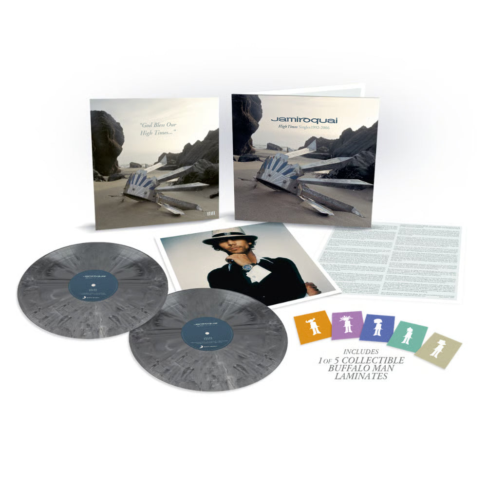 Jamiroquai – High Times (Singles 1992–2006) [2025 Tour Edition Steel Colour Vinyl + Laminate + Artprint]]