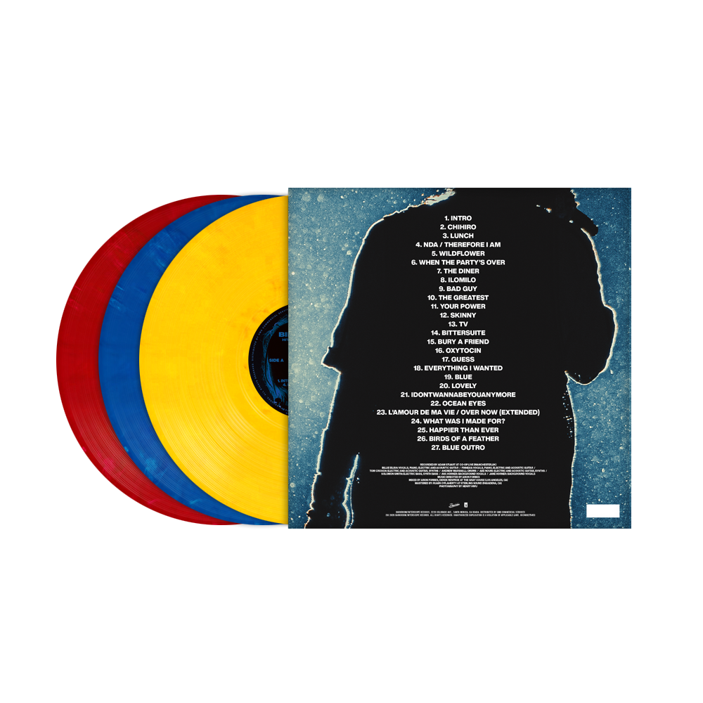 Billie Eilish - Hit Me Hard & Soft: The Tour (LIVE) [Blue/Yellow/Red Vinyls] 🇺🇸