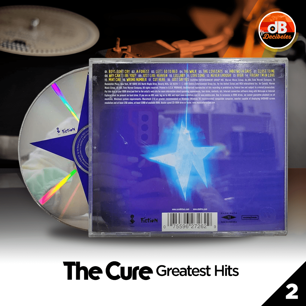 THE CURE - GREATEST HITS - 2 CD + DVD - Todo Música y Cine-Venta online de  Discos de Vinilo,Cds y Dvds %