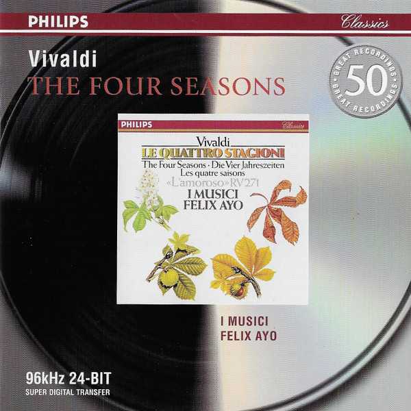 (CD) Vivaldi, I Musici, Felix Ayo – The Four Seasons - Tienda En Línea ...